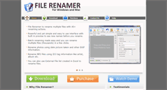 Desktop Screenshot of filerenamer.net