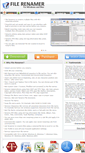 Mobile Screenshot of filerenamer.net